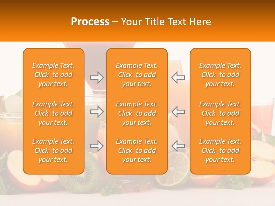 A Table Topped With Lots Of Different Types Of Juice PowerPoint Template