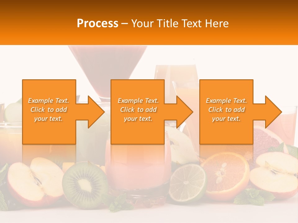 A Table Topped With Lots Of Different Types Of Juice PowerPoint Template
