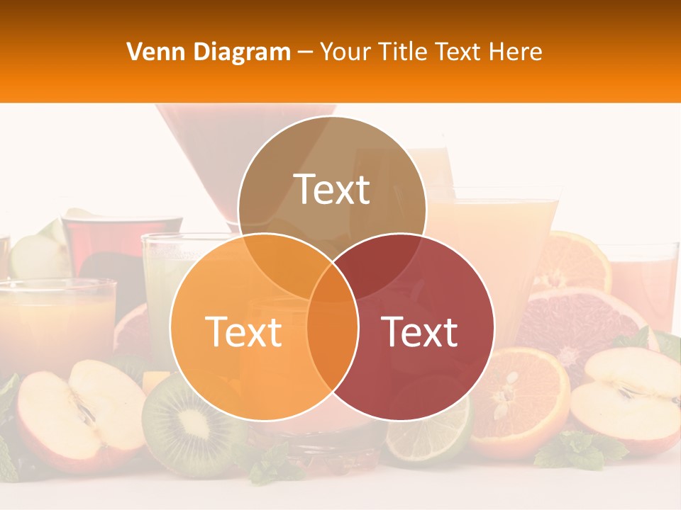 A Table Topped With Lots Of Different Types Of Juice PowerPoint Template