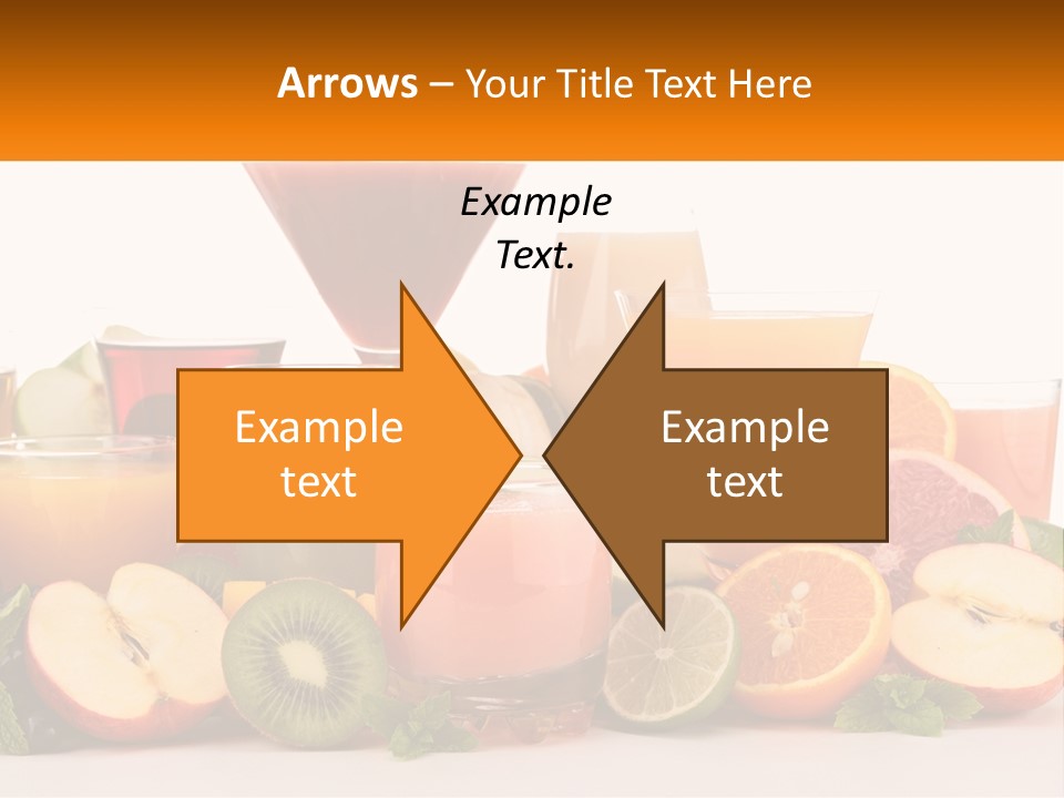 A Table Topped With Lots Of Different Types Of Juice PowerPoint Template