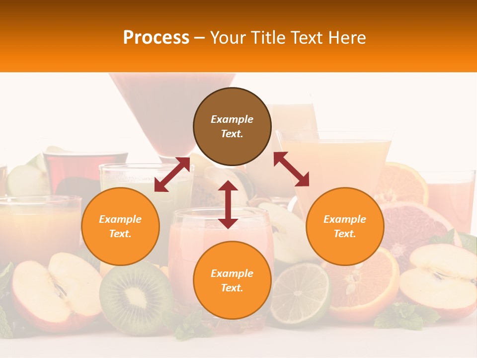 A Table Topped With Lots Of Different Types Of Juice PowerPoint Template