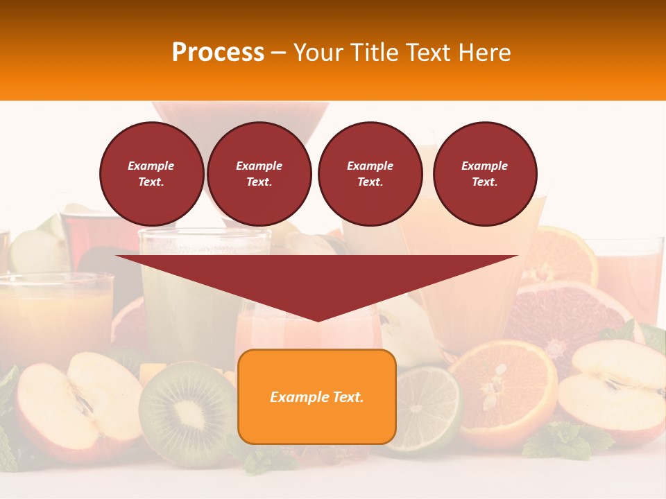 A Table Topped With Lots Of Different Types Of Juice PowerPoint Template
