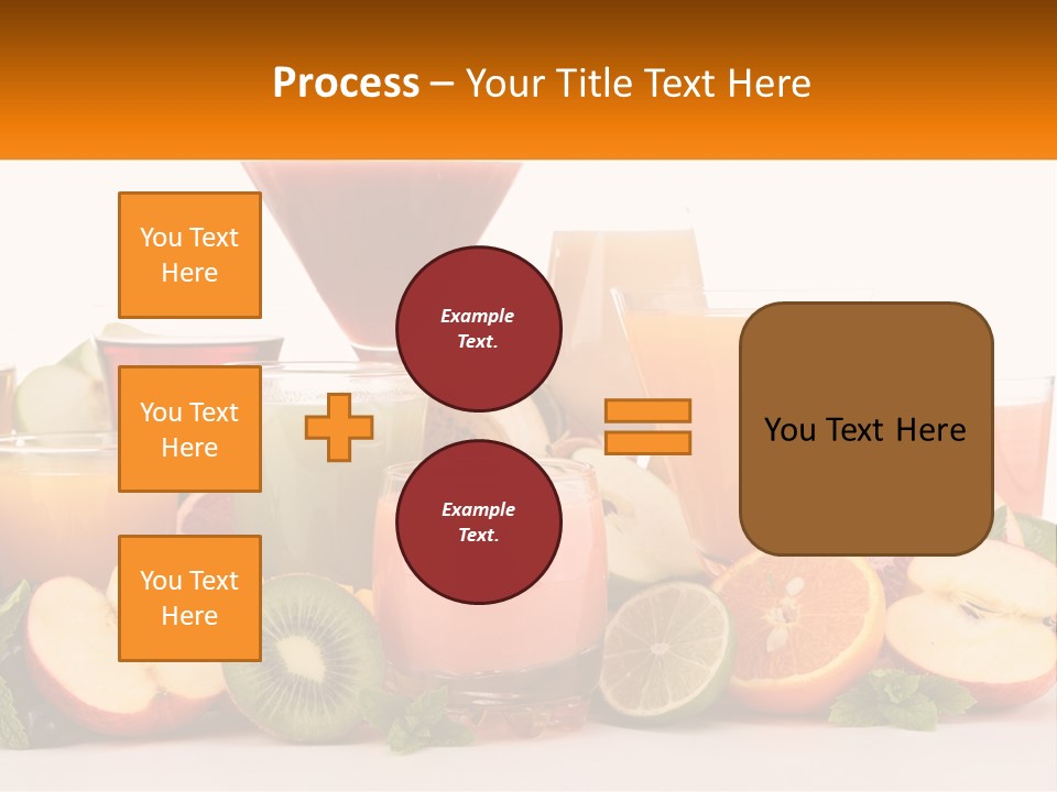 A Table Topped With Lots Of Different Types Of Juice PowerPoint Template