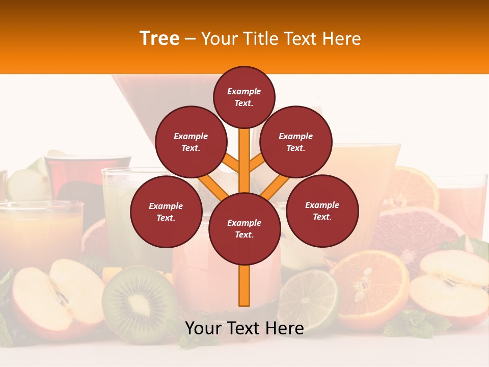 A Table Topped With Lots Of Different Types Of Juice PowerPoint Template