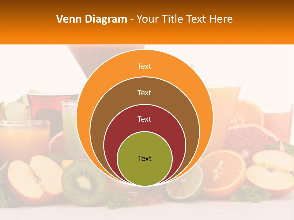 A Table Topped With Lots Of Different Types Of Juice PowerPoint Template