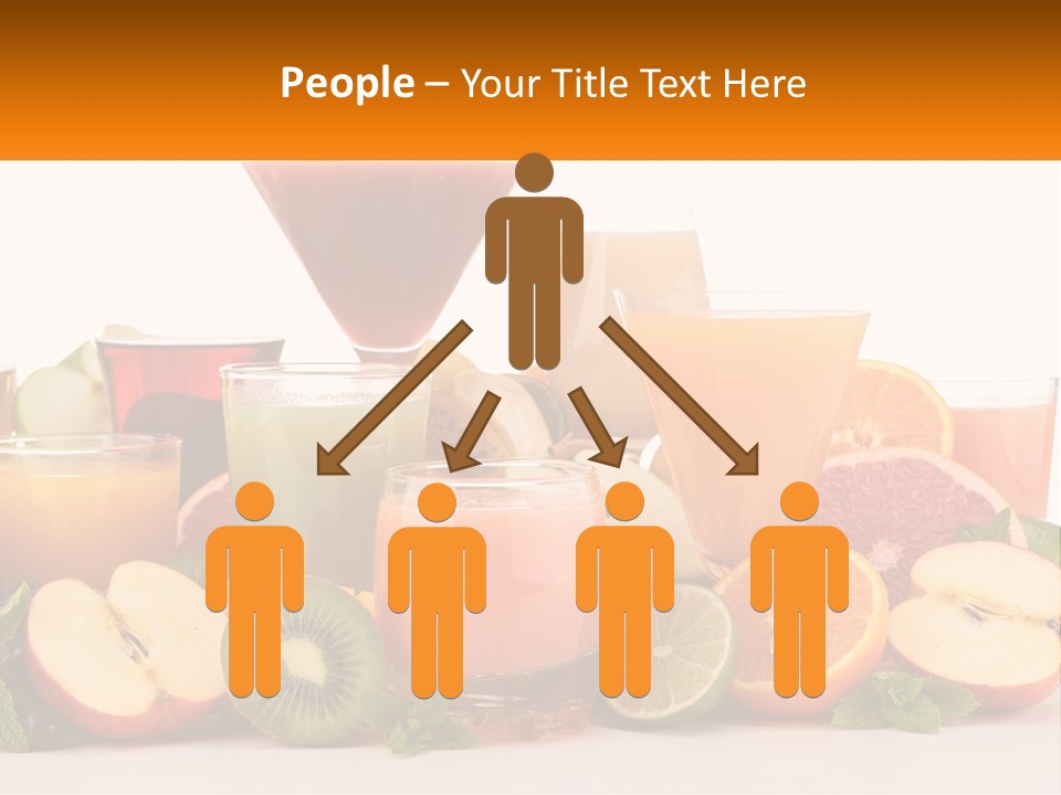 A Table Topped With Lots Of Different Types Of Juice PowerPoint Template