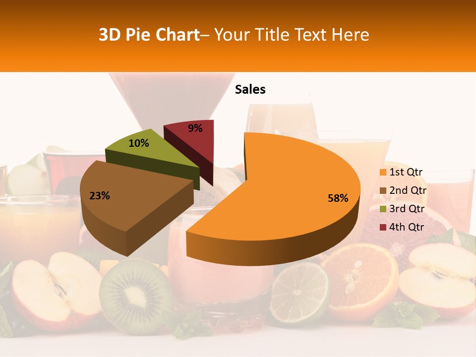A Table Topped With Lots Of Different Types Of Juice PowerPoint Template