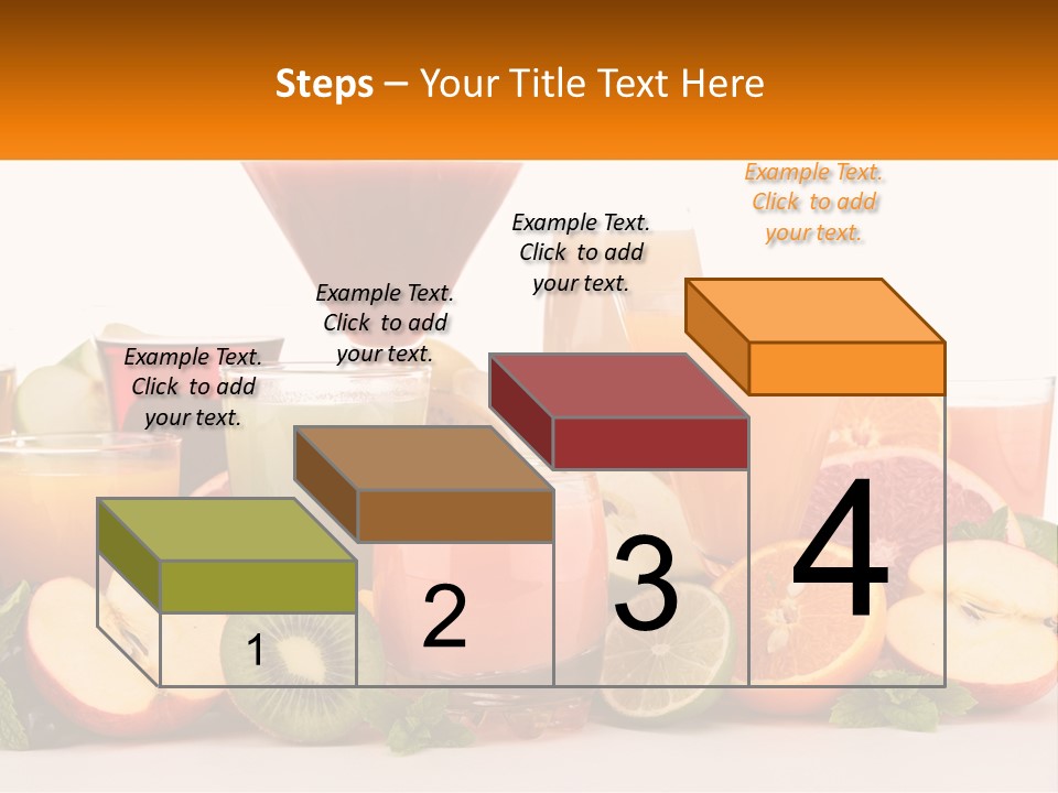 A Table Topped With Lots Of Different Types Of Juice PowerPoint Template