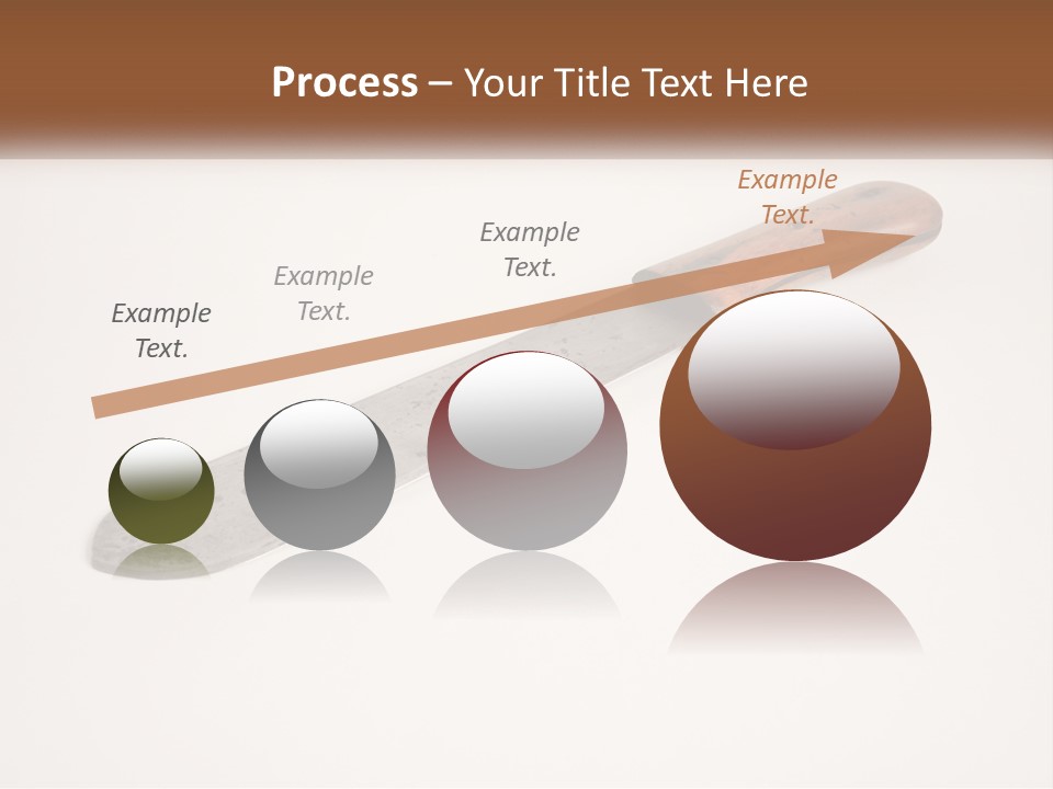 A Knife With A Wooden Handle On A White Surface PowerPoint Template