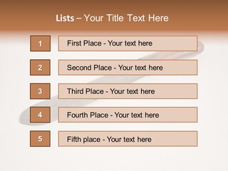 A Knife With A Wooden Handle On A White Background PowerPoint Template