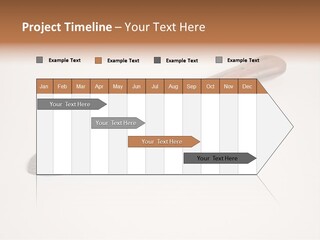 A Knife With A Wooden Handle On A White Background PowerPoint Template