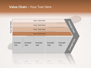 A Knife With A Wooden Handle On A White Background PowerPoint Template