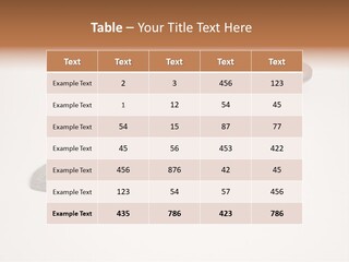 A Knife With A Wooden Handle On A White Background PowerPoint Template