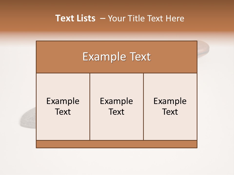 A Knife With A Wooden Handle On A White Background PowerPoint Template