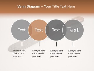 A Knife With A Wooden Handle On A White Background PowerPoint Template