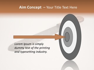 A Knife With A Wooden Handle On A White Background PowerPoint Template