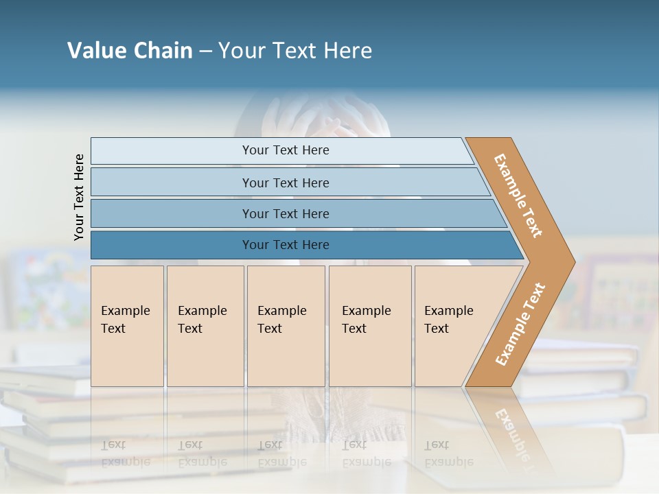 A Young Girl Is Covering Her Eyes With Her Hands PowerPoint Template