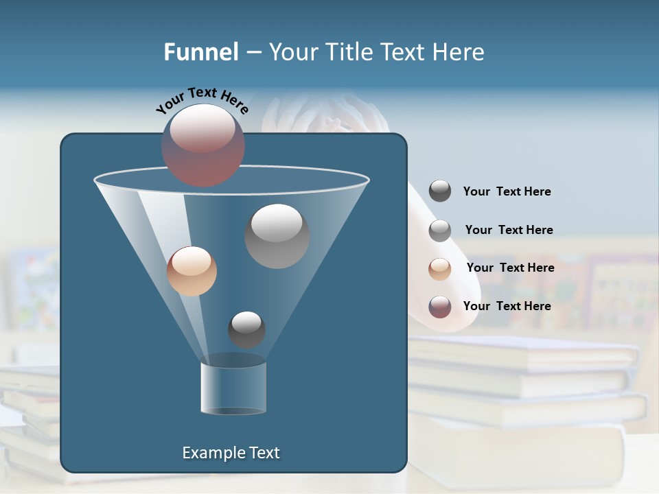 A Young Girl Is Covering Her Eyes With Her Hands PowerPoint Template