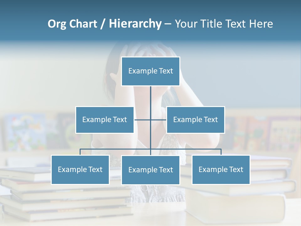 A Young Girl Is Covering Her Eyes With Her Hands PowerPoint Template