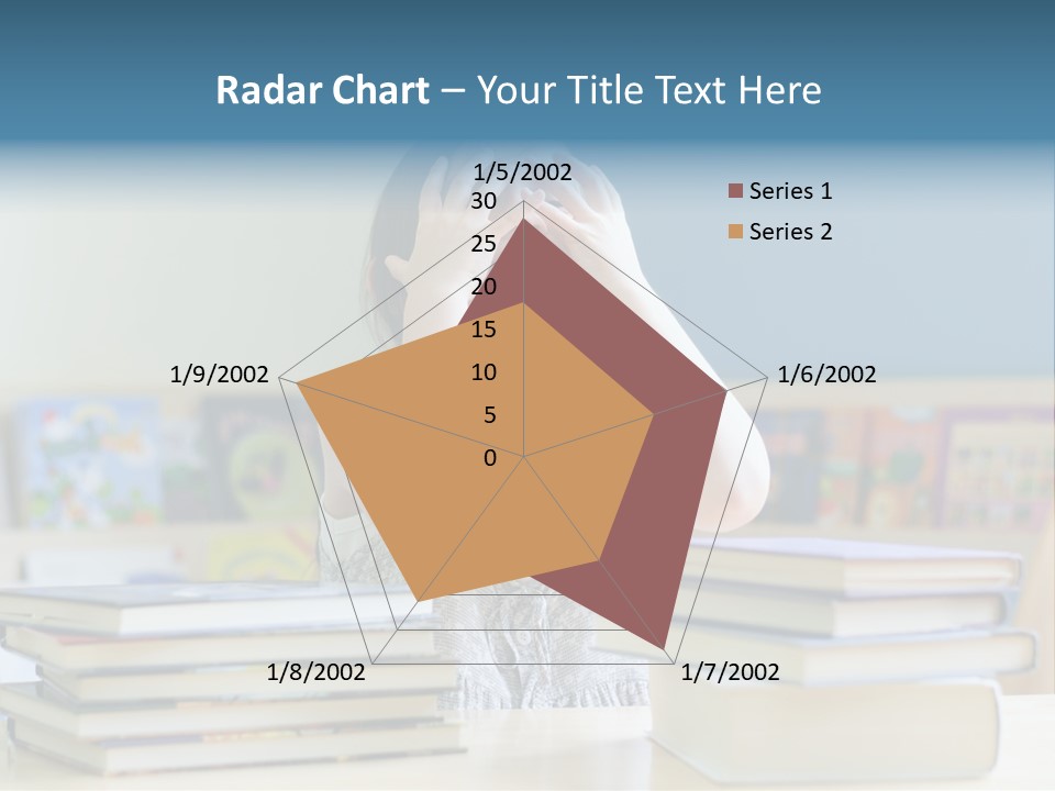 A Young Girl Is Covering Her Eyes With Her Hands PowerPoint Template