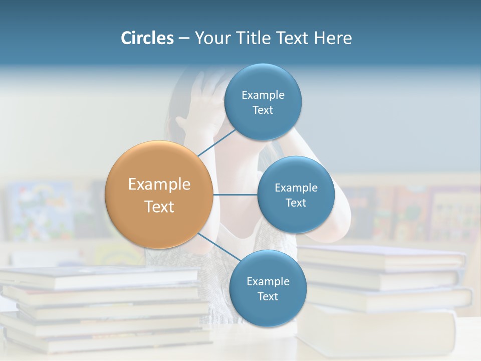 A Young Girl Is Covering Her Eyes With Her Hands PowerPoint Template