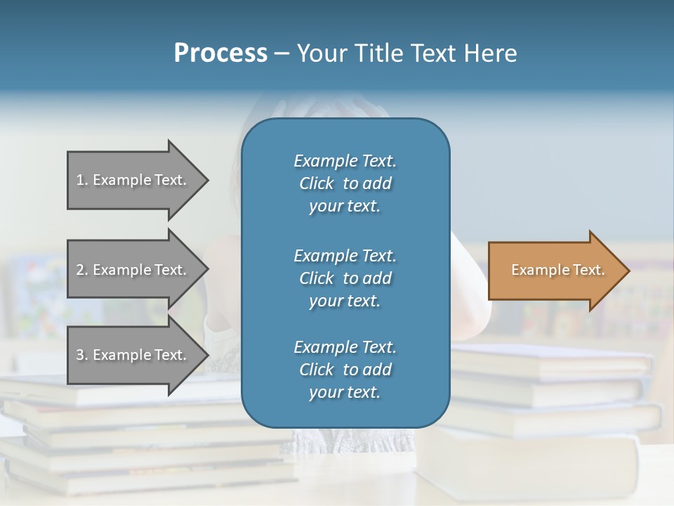 A Young Girl Is Covering Her Eyes With Her Hands PowerPoint Template