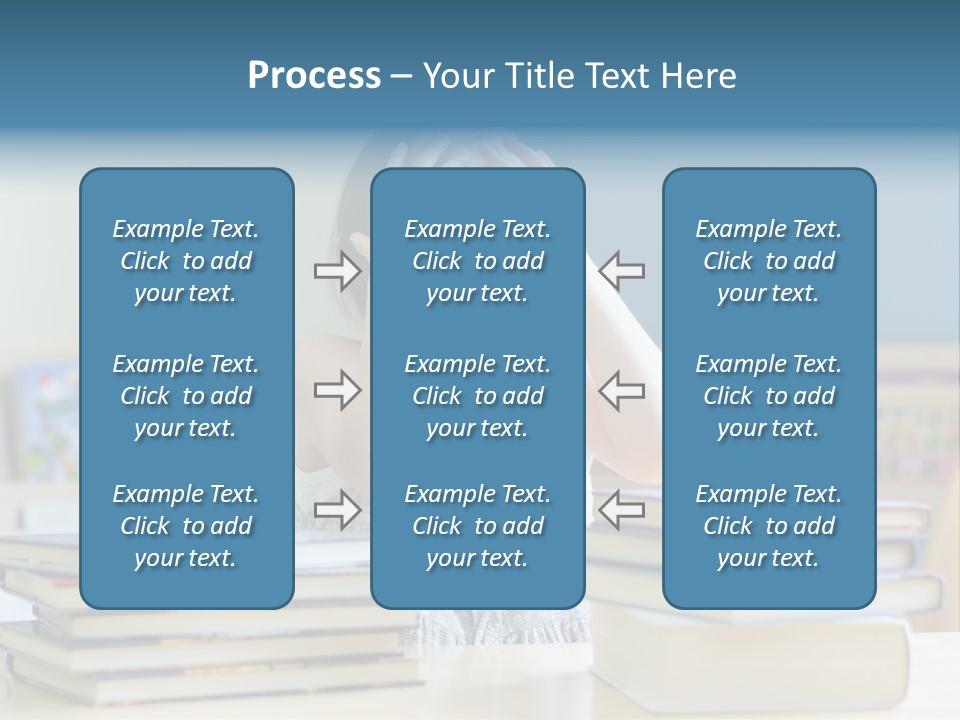 A Young Girl Is Covering Her Eyes With Her Hands PowerPoint Template