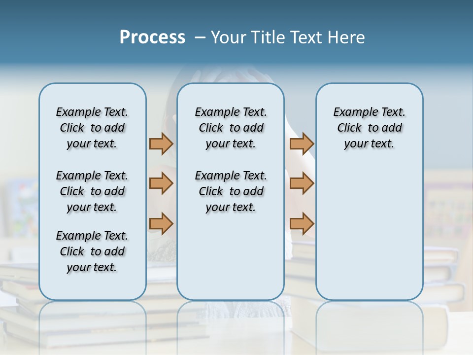 A Young Girl Is Covering Her Eyes With Her Hands PowerPoint Template