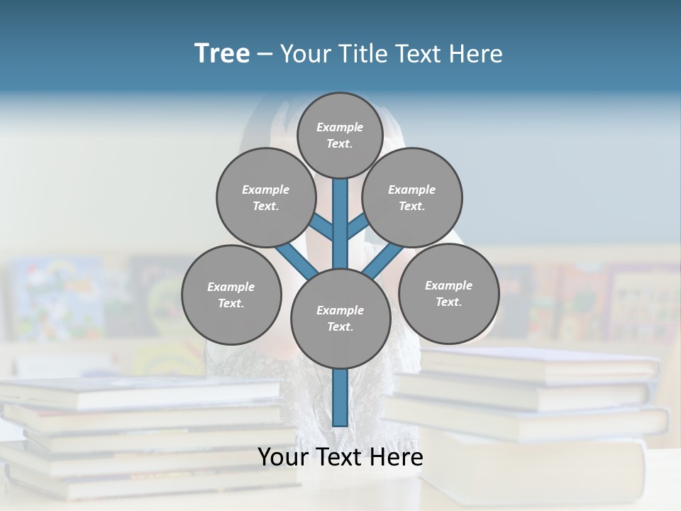 A Young Girl Is Covering Her Eyes With Her Hands PowerPoint Template