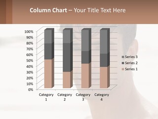 A Man Is Smiling With A Brown Background PowerPoint Template