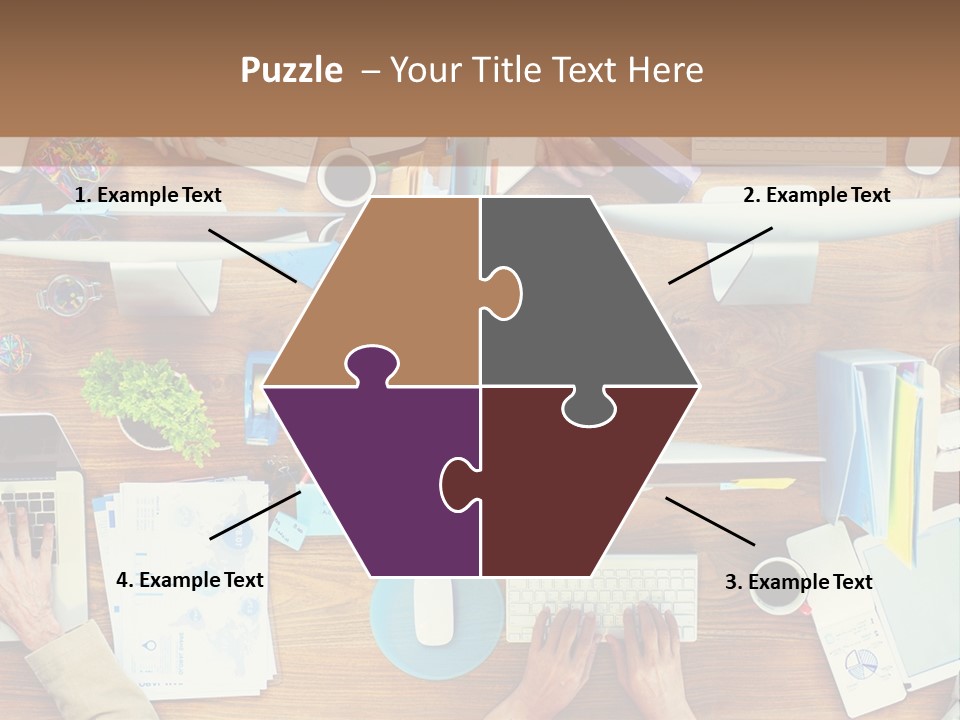 A Group Of People Sitting At A Table Working On Laptops PowerPoint Template