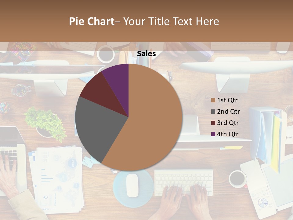 A Group Of People Sitting At A Table Working On Laptops PowerPoint Template