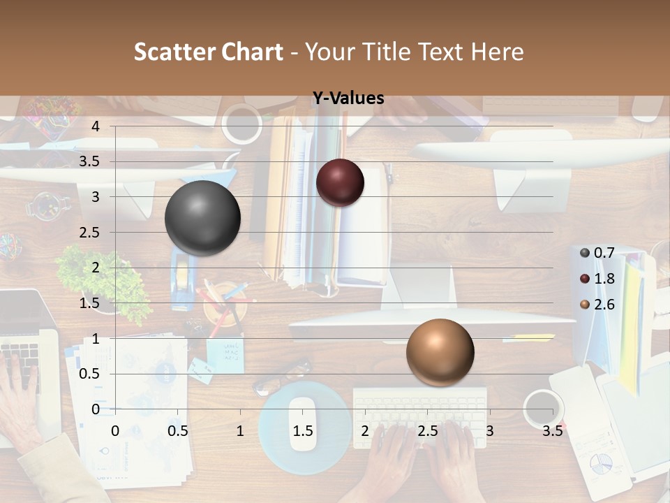 A Group Of People Sitting At A Table Working On Laptops PowerPoint Template