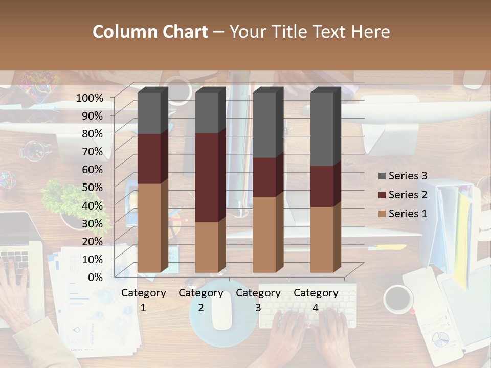 A Group Of People Sitting At A Table Working On Laptops PowerPoint Template