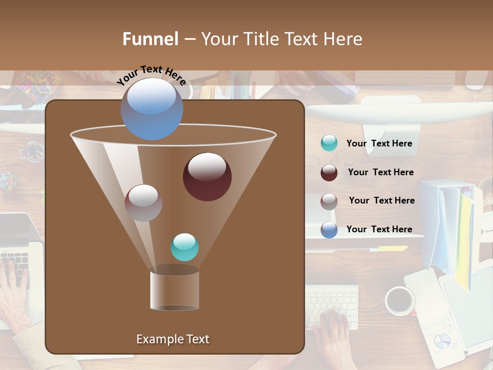 A Group Of People Sitting At A Table Working On Laptops PowerPoint Template