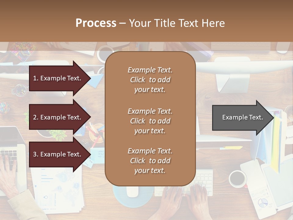 A Group Of People Sitting At A Table Working On Laptops PowerPoint Template