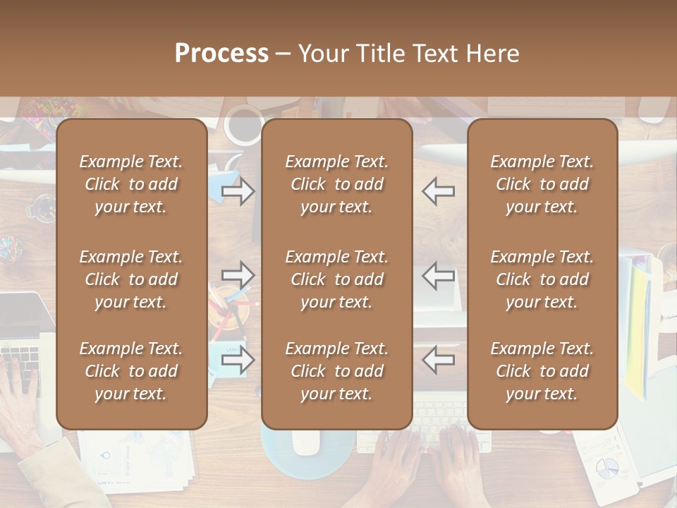 A Group Of People Sitting At A Table Working On Laptops PowerPoint Template