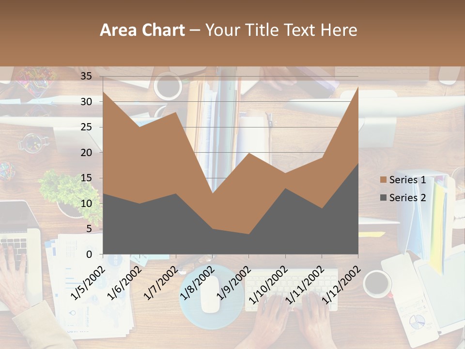 A Group Of People Sitting At A Table Working On Laptops PowerPoint Template