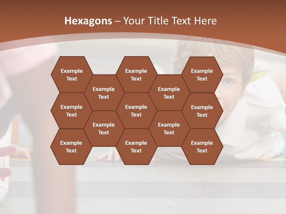 A Young Boy Laying On The Ground With His Hands On His Hips PowerPoint Template