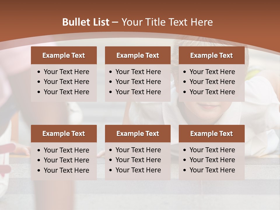 A Young Boy Laying On The Ground With His Hands On His Hips PowerPoint Template