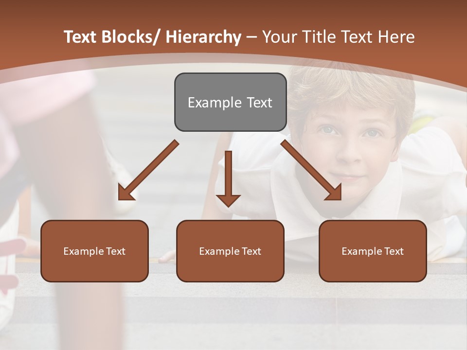 A Young Boy Laying On The Ground With His Hands On His Hips PowerPoint Template