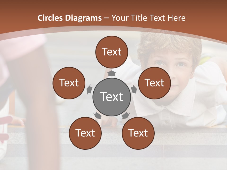 A Young Boy Laying On The Ground With His Hands On His Hips PowerPoint Template