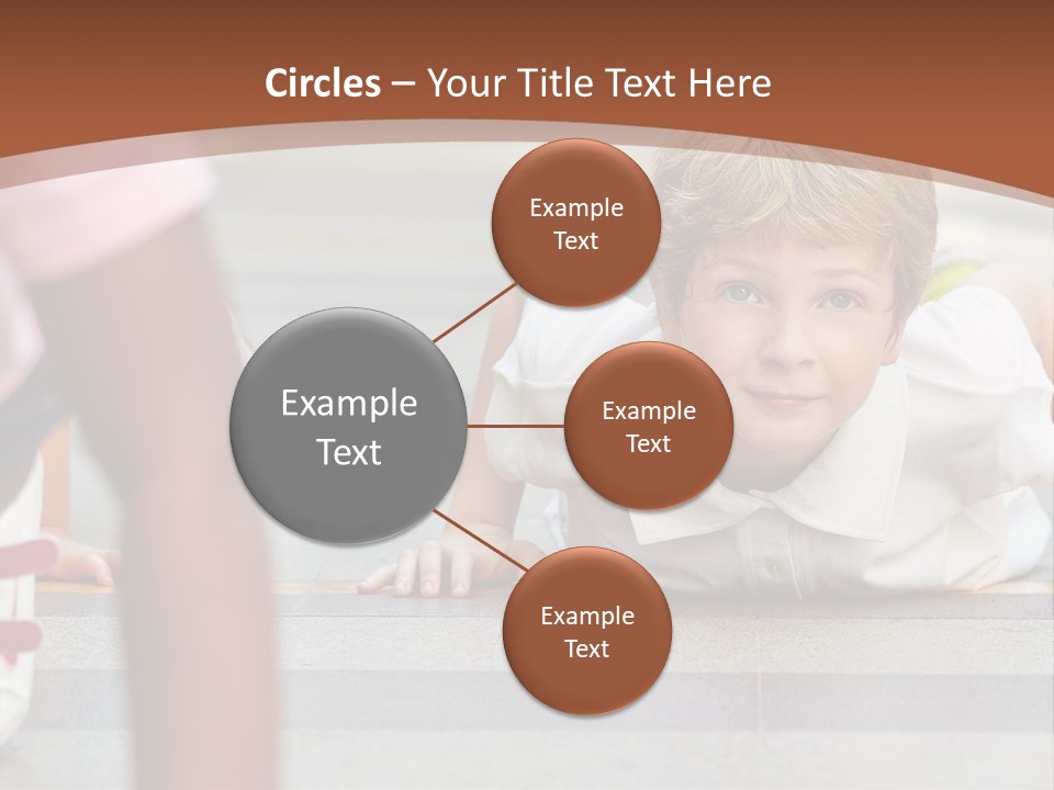 A Young Boy Laying On The Ground With His Hands On His Hips PowerPoint Template