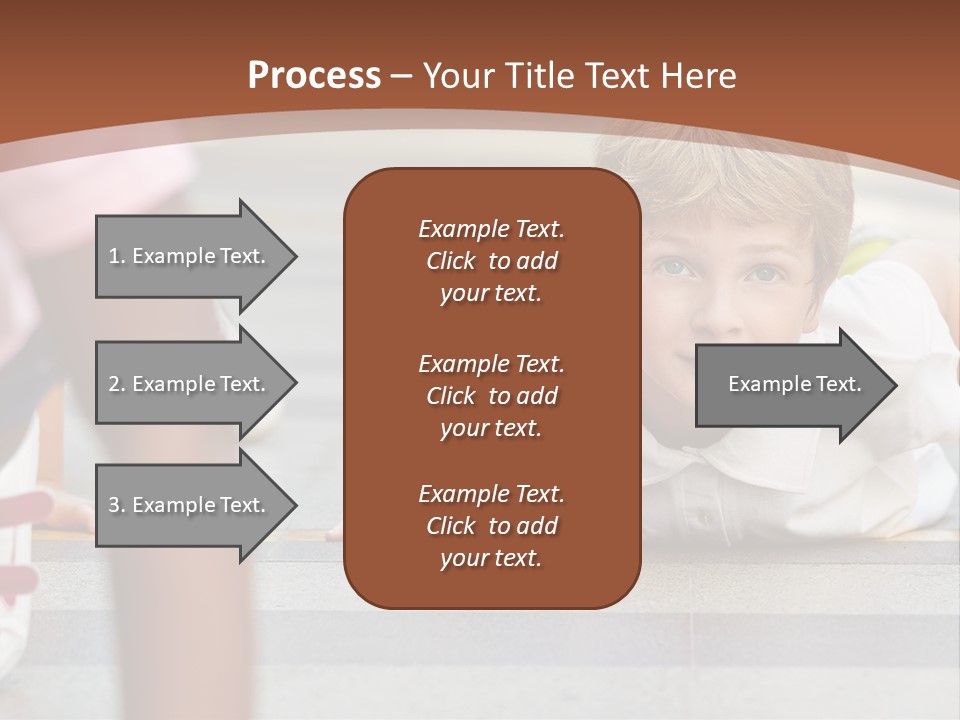 A Young Boy Laying On The Ground With His Hands On His Hips PowerPoint Template