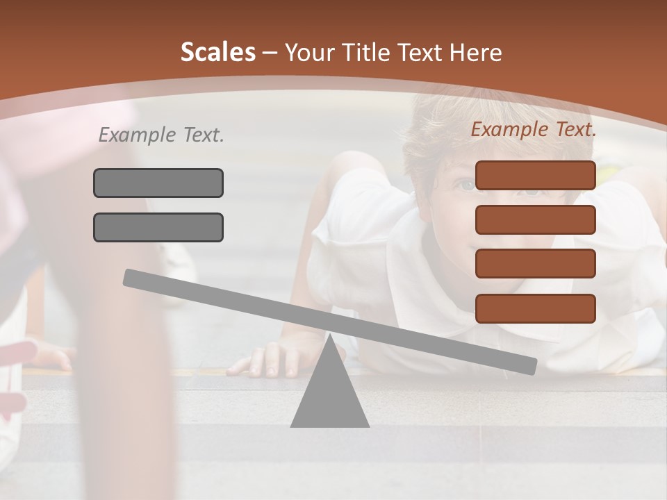A Young Boy Laying On The Ground With His Hands On His Hips PowerPoint Template