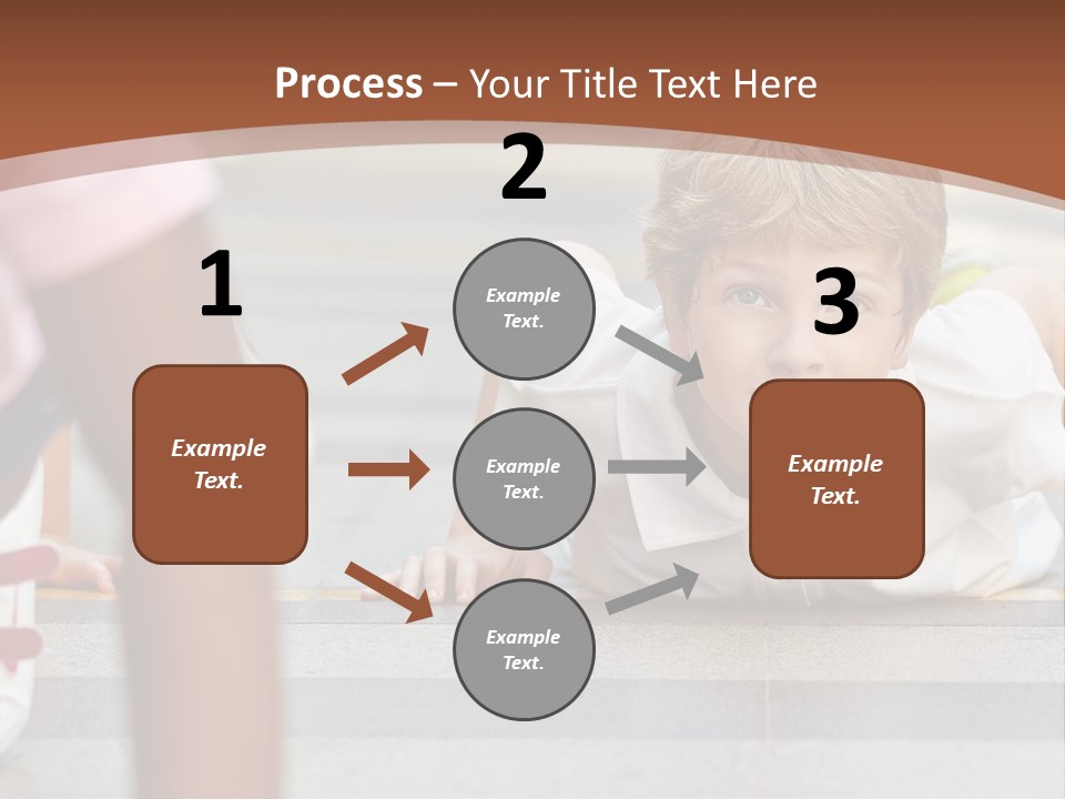 A Young Boy Laying On The Ground With His Hands On His Hips PowerPoint Template