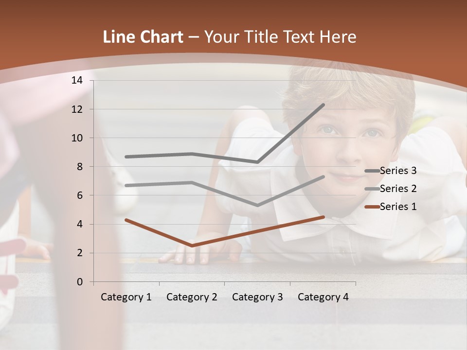 A Young Boy Laying On The Ground With His Hands On His Hips PowerPoint Template