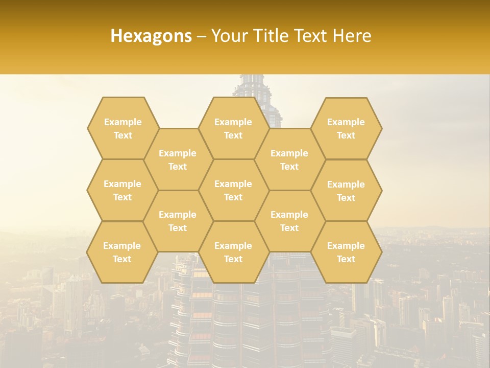 A Very Tall Building In The Middle Of A City PowerPoint Template