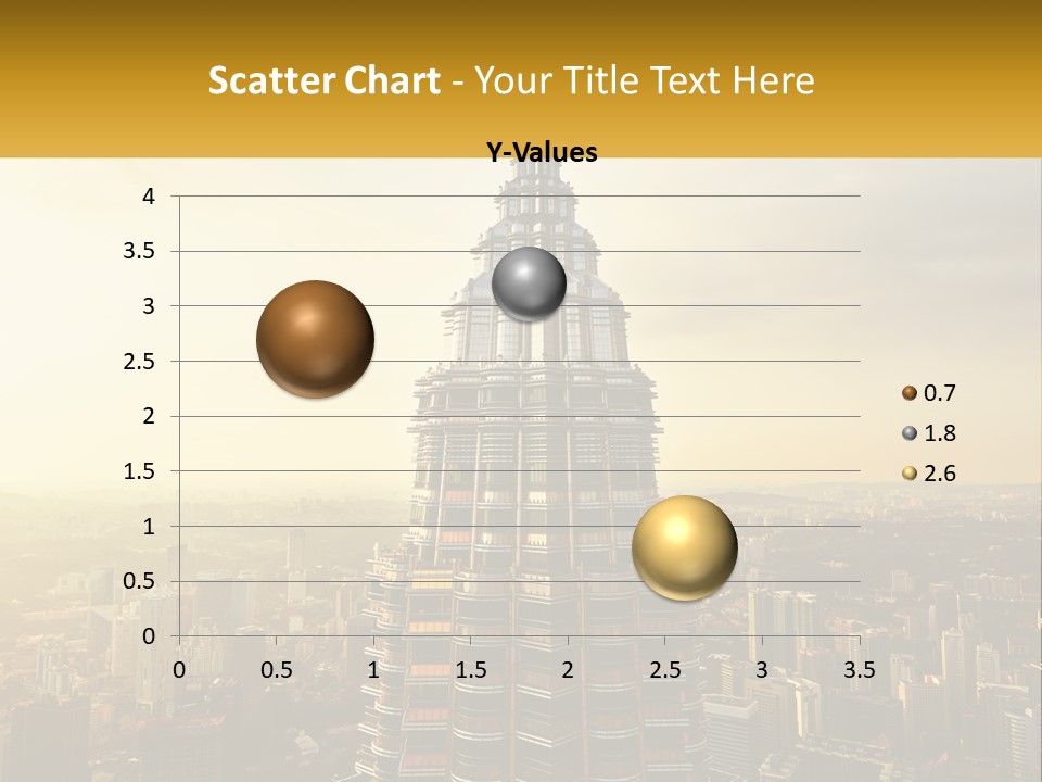 A Very Tall Building In The Middle Of A City PowerPoint Template