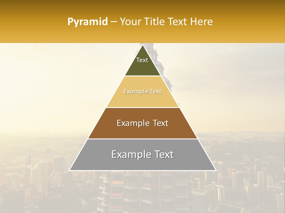 A Very Tall Building In The Middle Of A City PowerPoint Template